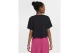 Nike Sportswear Παιδική Κοντομάνικη Crop Top Μπλούζα Μαύρη