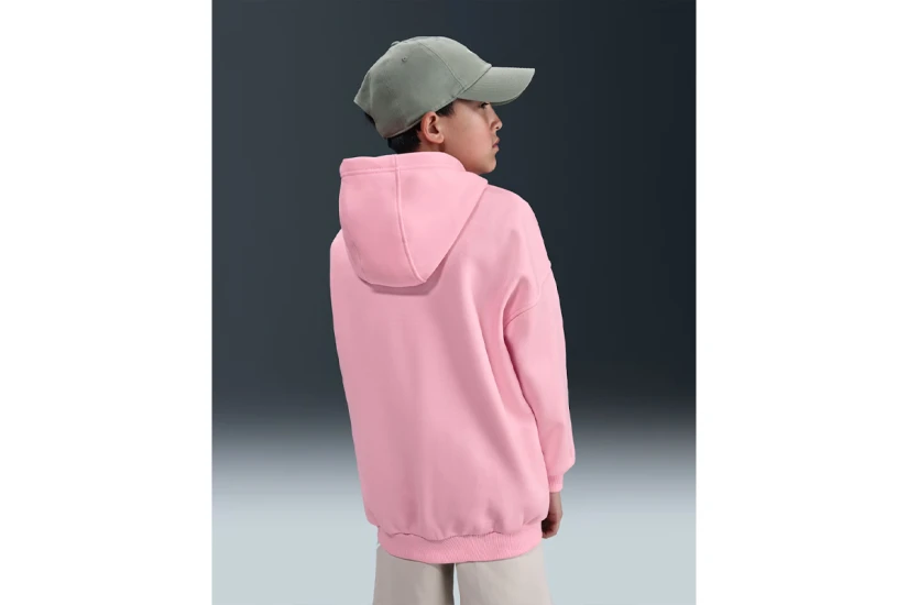 Nike Sportswear Club Fleece Παιδικό Φούτερ με Κουκούλα Ροζ