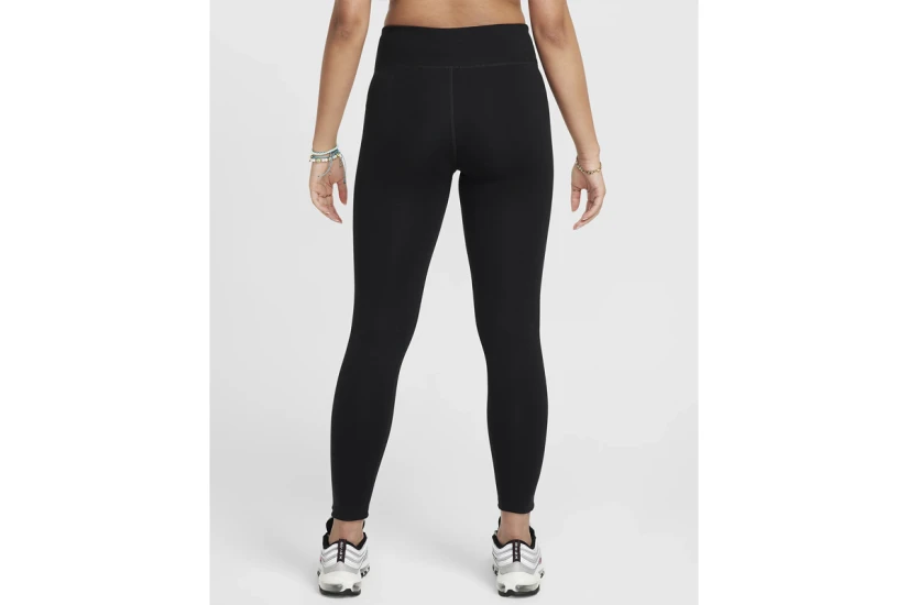 Nike Sportswear Classic High-Waisted Μακρύ Κολάν Μαύρο