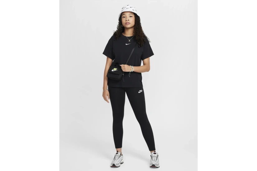 Nike Sportswear Classic High-Waisted Μακρύ Κολάν Μαύρο