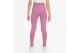 Nike Sportswear Classic High-Waisted Μακρύ Κολάν Λιλά