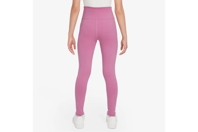 Nike Sportswear Classic High-Waisted Μακρύ Κολάν Λιλά