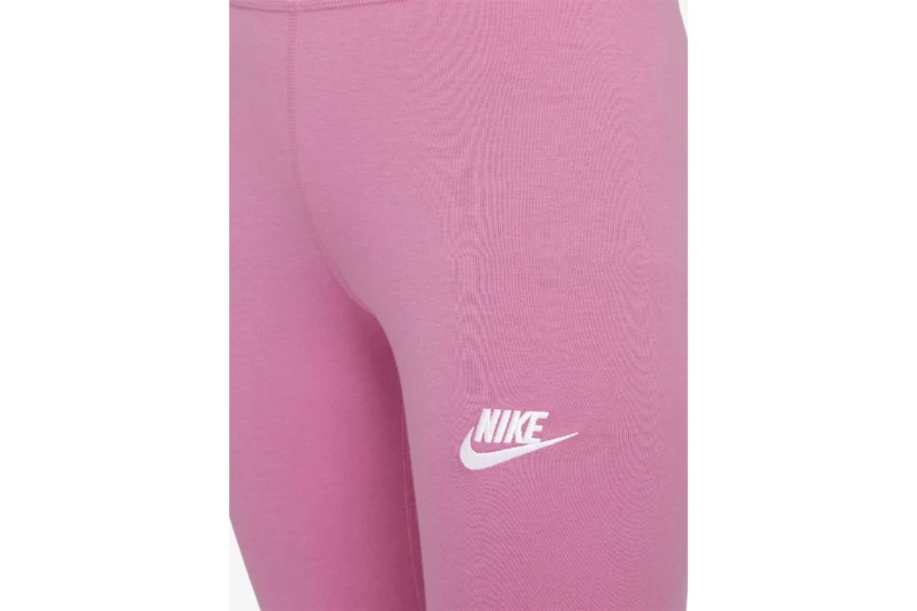 Nike Sportswear Classic High-Waisted Μακρύ Κολάν Λιλά