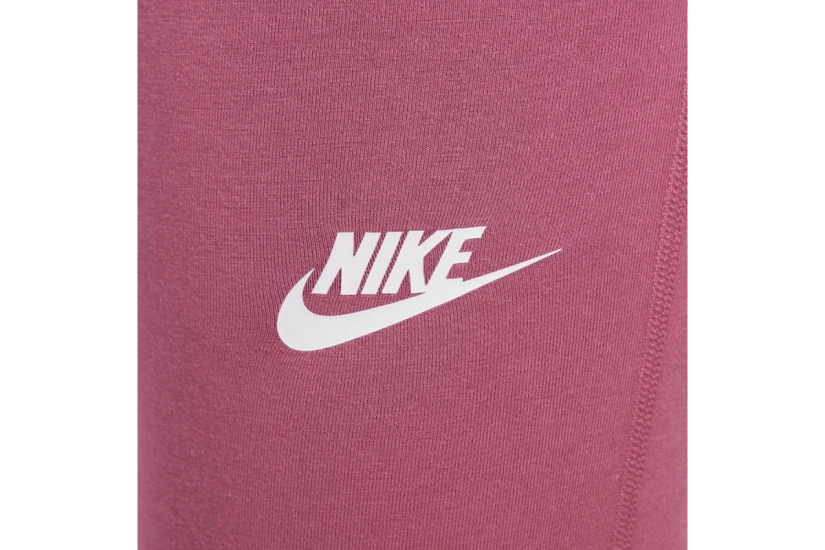 Nike Sportswear Classic High-Waisted Μακρύ Κολάν Βυσσινί