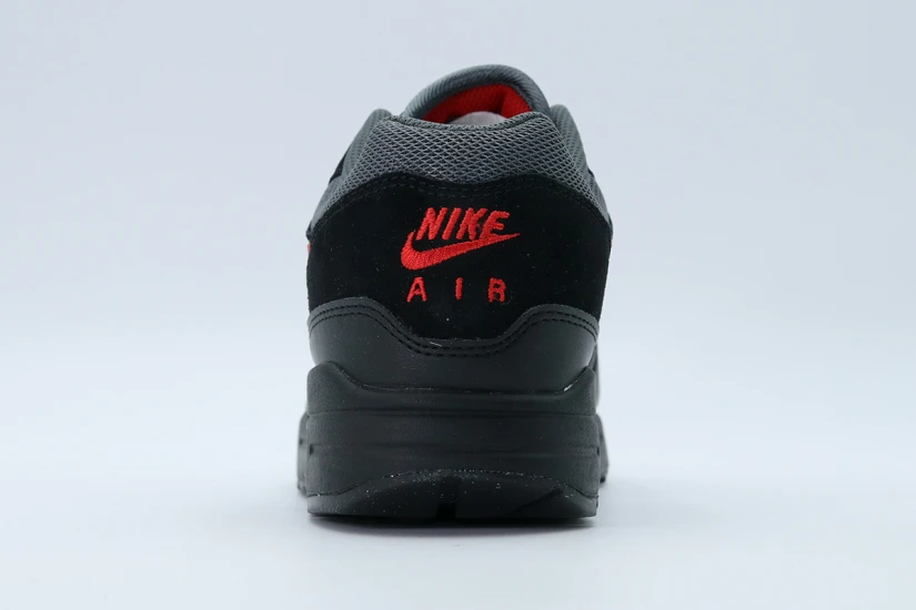 Nike Air Max 1 Essential Ανδρικά Sneakers Μαύρα, Ανθρακί, Κόκκινα