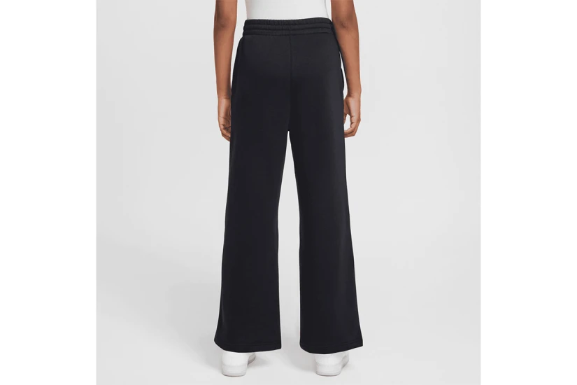 Nike Sportswear Club Fleece Wide-Leg Παιδικό Παντελόνι Φόρμας Μαύρο