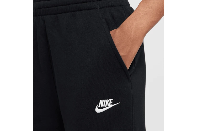 Nike Sportswear Club Fleece Wide-Leg Παιδικό Παντελόνι Φόρμας Μαύρο