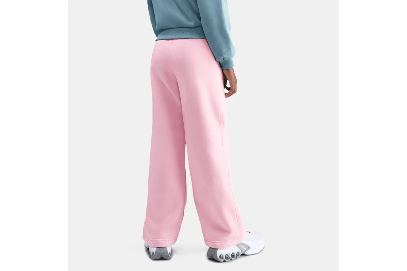 Nike Sportswear Club Fleece Wide-Leg Παιδικό Παντελόνι Φόρμας Ροζ