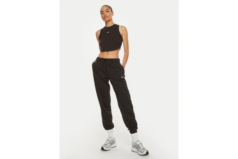 Nike Sportswear Phoenix Fleece Γυναικείο Παντελόνι Φόρμας Μαύρο