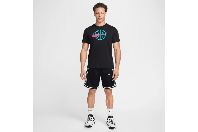 Nike Dri-Fit Basketball Ανδρικό Κοντομάνικο T-Shirt Μαύρο