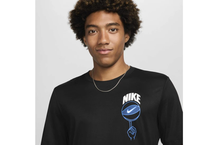 Nike Dri-Fit Basketball Ανδρικό Κοντομάνικο T-Shirt Μαύρο