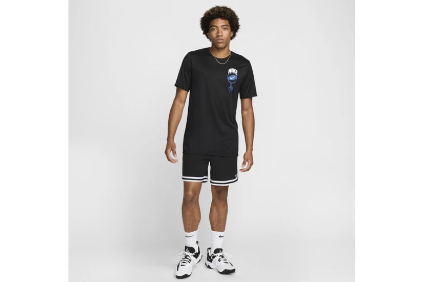 Nike Dri-Fit Basketball Ανδρικό Κοντομάνικο T-Shirt Μαύρο