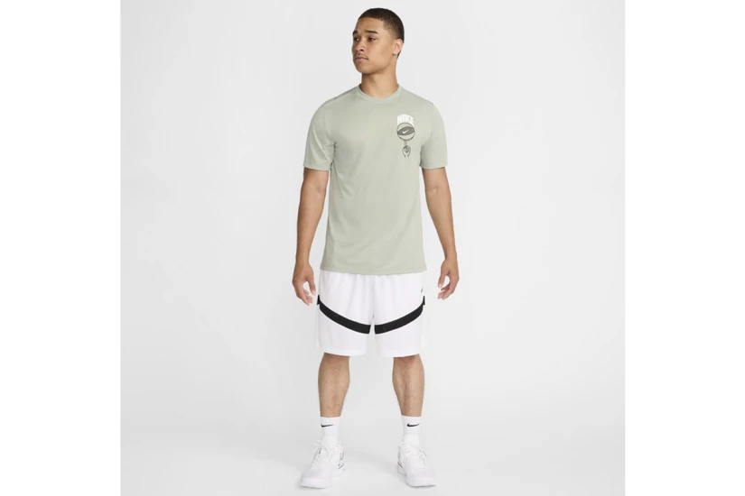 Nike Dri-Fit Basketball Ανδρικό Κοντομάνικο T-Shirt Φυστικί
