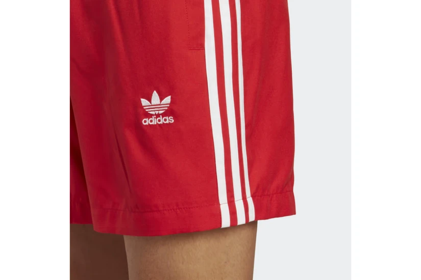 Adidas Originals Adicolor 3-Stripes Ανδρικό Μαγιό Σορτς Κόκκινο