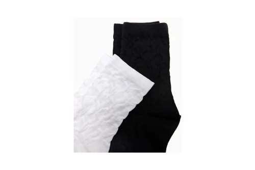 Adidas Originals Jacquard Trefoil Κάλτσες Ψηλές 2 Ζευγάρια (HC9555)