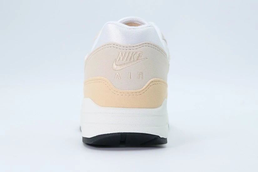 Nike Air Max 1 87 Textile Sneakers Λευκά, Μπεζ
