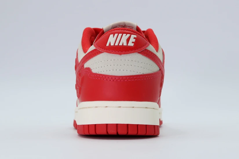 Nike Dunk Low Sneakers Κόκκινα, Μπεζ, Εκρού