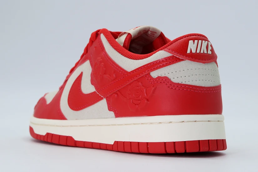 Nike Dunk Low Sneakers Κόκκινα, Μπεζ, Εκρού