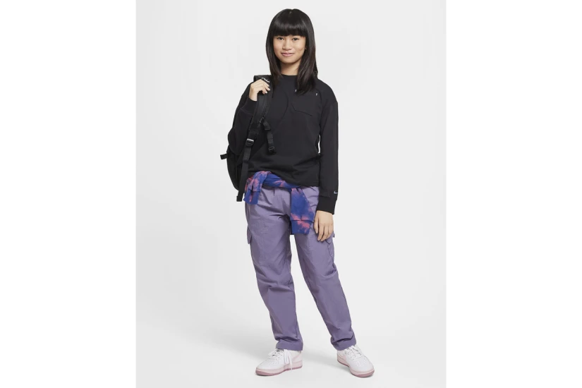 Nike Sportswear City Utility Παιδική Μακρυμάνικη Μπλούζα Μαύρη