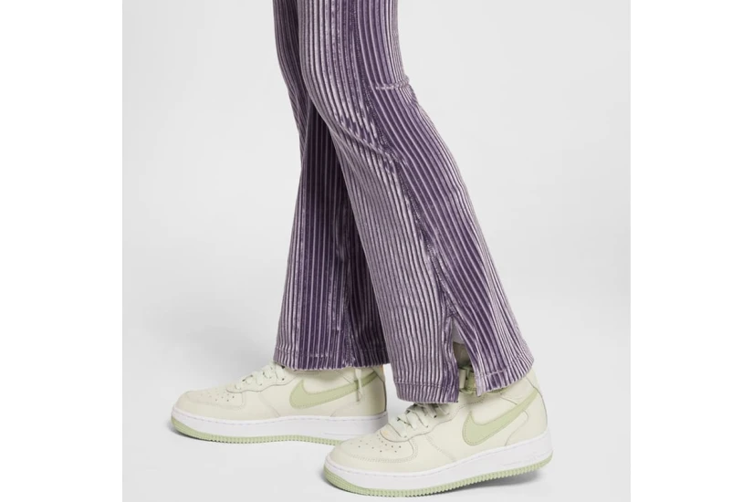 Nike Sportswear Παιδικό Κοτλέ Ψηλόμεσο Κολάν Καμπάνα Μωβ