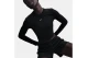 Nike Sportswear Chill Knit Γυναικείο Μακρυμάνικο Crop Top Μαύρο