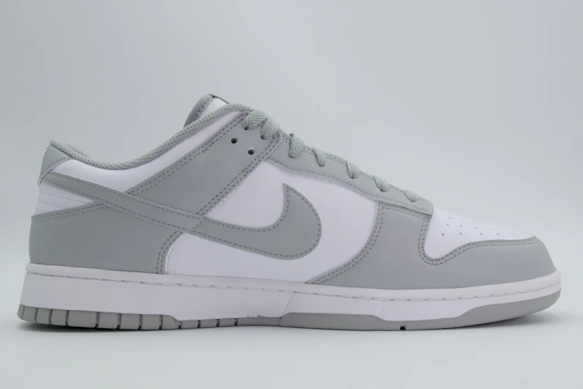Nike Dunk Low Retro Ανδρικά Sneakers Λευκά, Γκρι