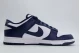 Nike Dunk Low Retro Ανδρικά Sneakers Λευκά, Μπλε Σκούρο