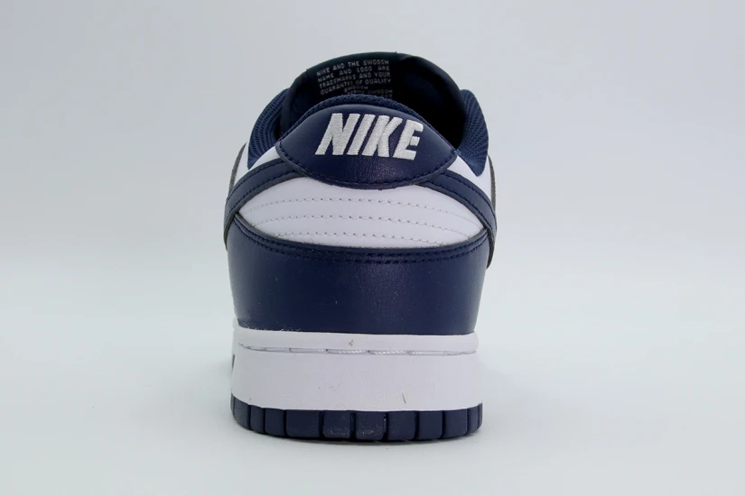 Nike Dunk Low Retro Ανδρικά Sneakers Λευκά, Μπλε Σκούρο