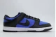 Nike Dunk Low Retro Ανδρικά Sneakers Μπλε, Μαύρα