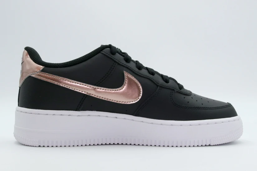Nike Air Force 1 Special Edition Sneakers Μαύρα, Λευκά, Μπρονζέ