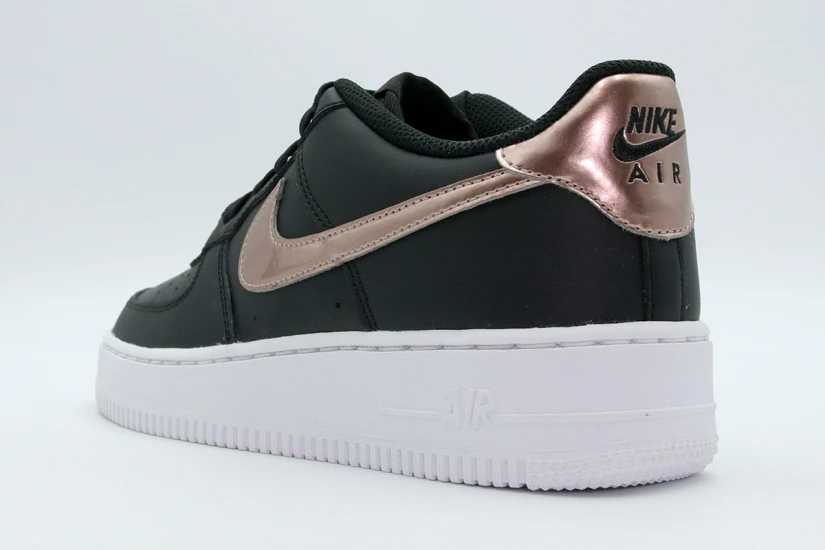 Nike Air Force 1 Special Edition Sneakers Μαύρα, Λευκά, Μπρονζέ