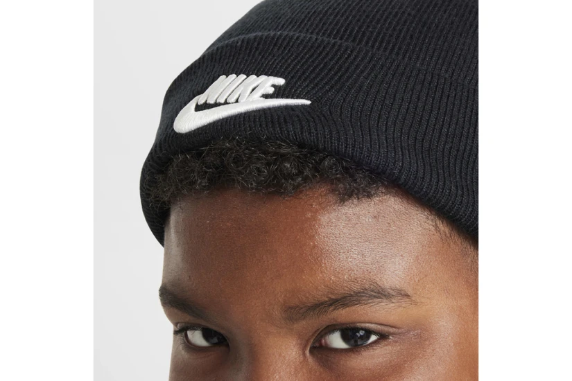 Nike Peak Παιδικό Χειμερινό Σκουφάκι Μαύρο