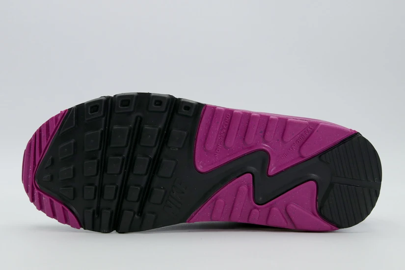 Nike Air Max 90 Sneakers Μαύρα, Μωβ, Γκρι Σκούρο, Λευκά
