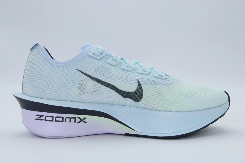 Nike Zoomx Vaporfly 4 Αθλητικά Παπούτσια για Τρέξιμο Σιέλ, Μαύρα, Λευκά, Βεραμάν