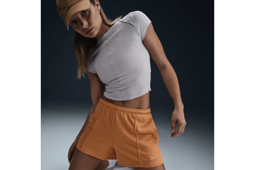 Nike Sportswear Chill Terry Γυναικείο Σορτς Κάμελ
