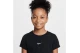 Nike Sportswear Παιδικό Κοντομάνικο Crop Top Μαύρο