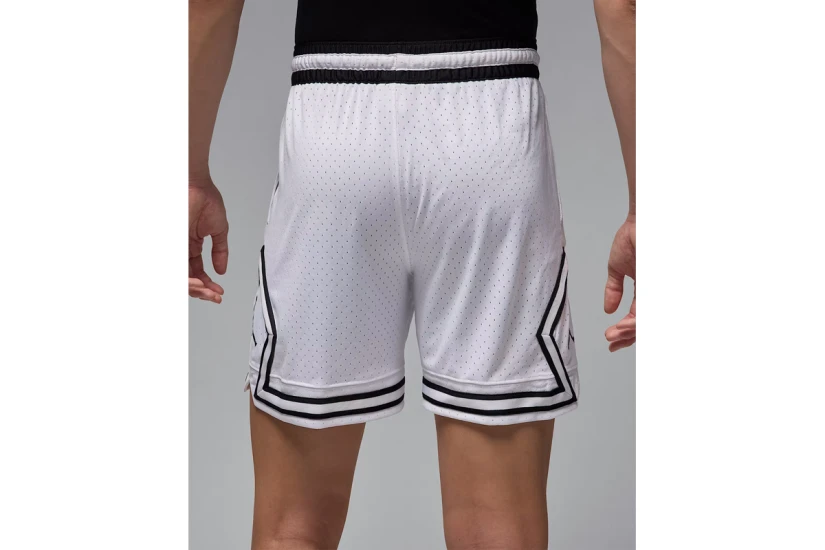 Jordan Sport Dri-FIT Mesh Diamond Ανδρική Μπασκετική Βερμούδα Λευκή