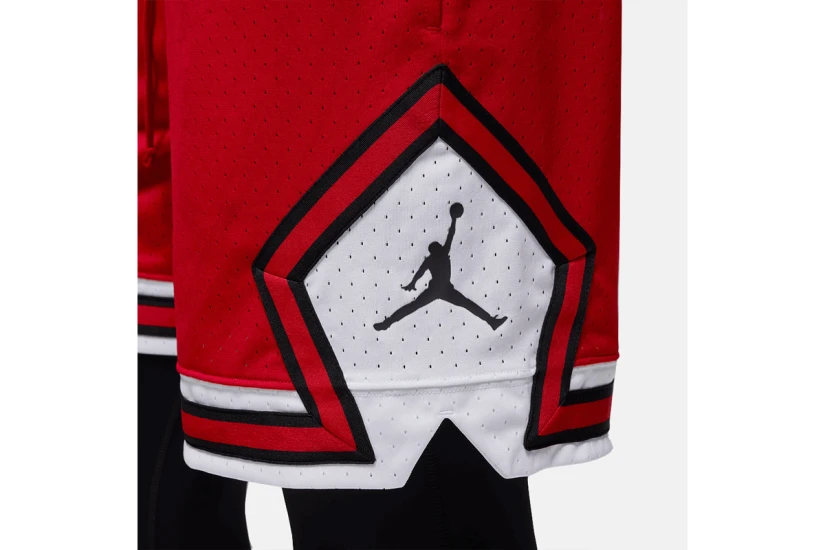 Jordan Sport Dri-FIT Mesh Diamond Ανδρική Μπασκετική Βερμούδα Κόκκινη