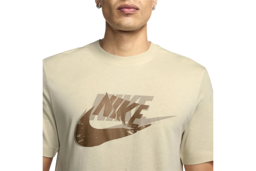 Nike Sportswear Futura Ανδρικό Κοντομάνικο T-Shirt Μπεζ, Καφέ