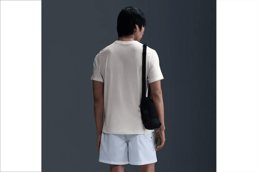Nike Sportswear Ανδρικό Κοντομάνικο T-Shirt Εκρού