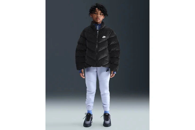 Nike Sportswear All Day Play Therma-Fit Παιδικό Μπουφάν Puffer Μαύρο