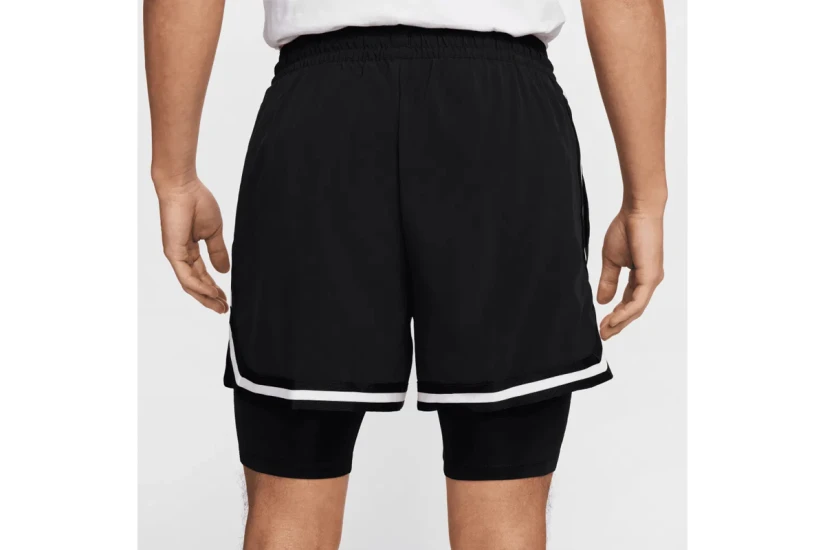 Nike DNA Dri-FIT 2-In-1 Ανδρικό Μπασκετικό Σορτς Μαύρο