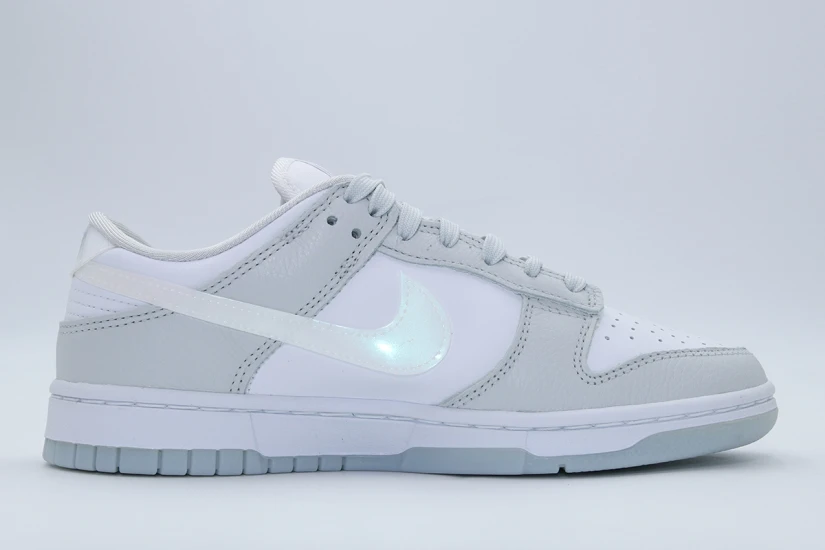 Nike Dunk Low Sneakers Λευκά, Γκρι Ανοιχτό, Εκρού