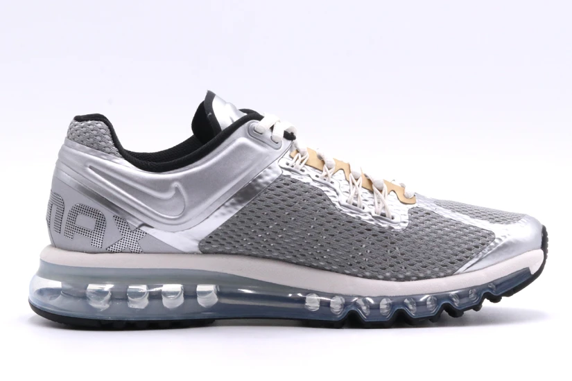 Nike Air Max 2013 Ανδρικά Sneakers Γκρι, Ασημί, Λευκά