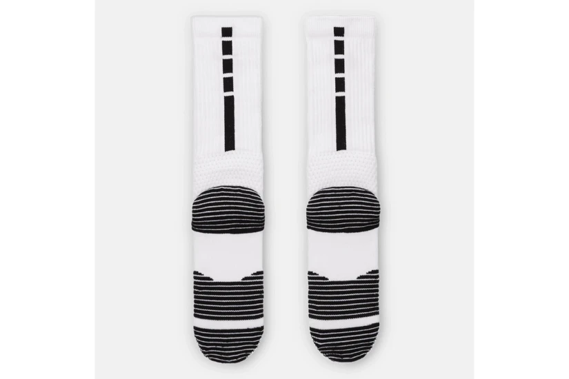 Nike Elite 2.0 Cushioned Dri-FIT Ψηλές Kάλτσες Λευκές 1 Ζευγάρι