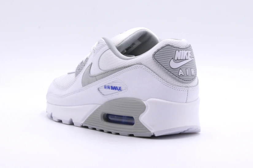 Nike Air Max 90 Ανδρικά Sneakers Λευκά, Γκρι, Μπλε