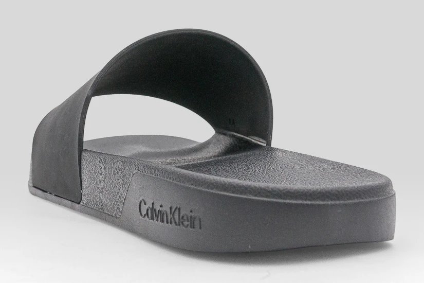 Calvin Klein Nemo - Contoured Logo Sliders Ανδρικές Παντόφλες Μαύρες