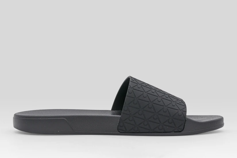 Calvin Klein Nemo Contoured Emblem Logo Sliders Ανδρικές Παντόφλες Μαύρες