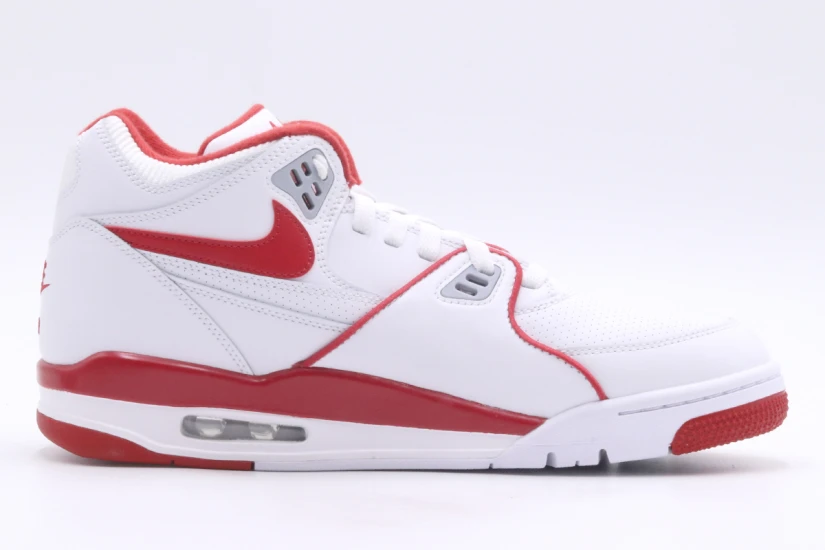 Nike Air Flight 89 OG Ανδρικά Sneakers Λευκά, Κόκκινα, Γκρι
