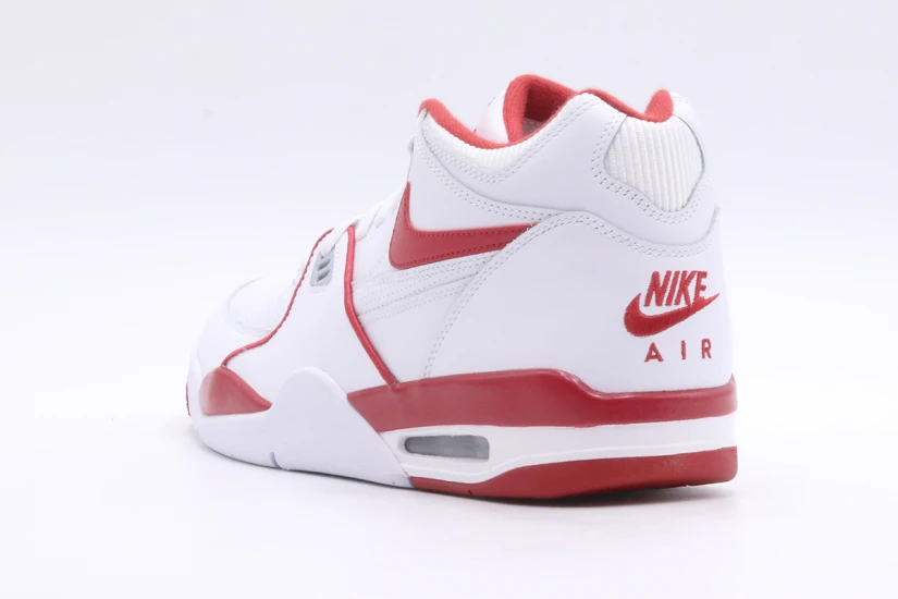 Nike Air Flight 89 OG Ανδρικά Sneakers Λευκά, Κόκκινα, Γκρι